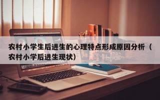 农村小学生后进生的心理特点形成原因分析（农村小学后进生现状）