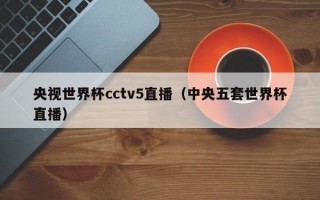 央视世界杯cctv5直播（中央五套世界杯直播）